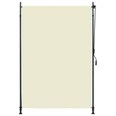 vidaXL Roleta zewnętrzna, 150x270 cm, kremowa
