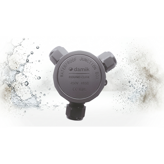 DAMIK ROUND CLOX 03T – IP68 450V Puszka Łączeniowa Hermetyczna Trójdrożna