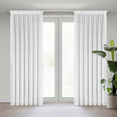 Firana Loreta biała 80x270