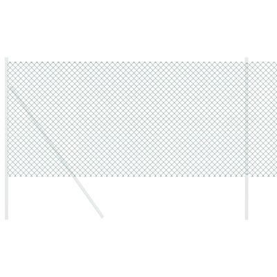Ogrodzenie łańcuchowe 10 x 1,4 m Stal zielony