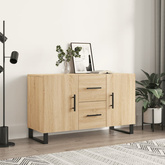 Komoda, dąb sonoma, 100x36x60 cm, materiał drewnopochodny model standard