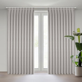 Zasłona Nelisa ciemnobeżowa 125x270