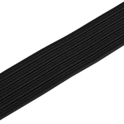 Samoprzylepna uszczelka okienna Czarny 15 x 8 mm 12 m Guma EPDM