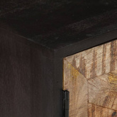 vidaXL Szafka pod TV, 140x30x46 cm, surowe drewno mango i akacjowe