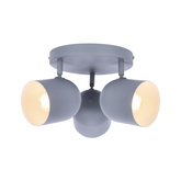 Lampa sufitowa 3xE27 szara 32cm AZURO 98-63236