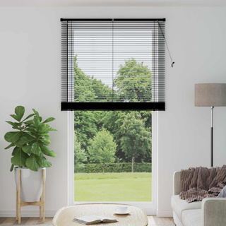 Żaluzja wenecka Czarny 213 x 120 cm 25 mm PVC