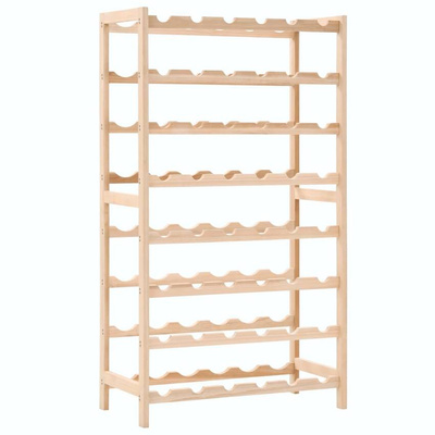 vidaXL Stojak na wino z drewna cedrowego, 57,5 x 28 x 102 cm