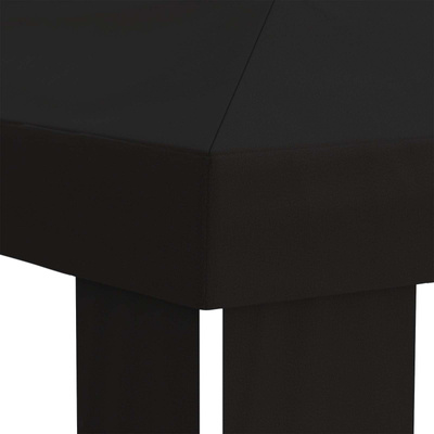 Pokrycie altany 6 x 3 m Czarny Poliester 190 gsm