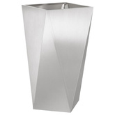 Donica 2 pcs Srebrny 40 x 40 x 75 cm Stal nierdzewna