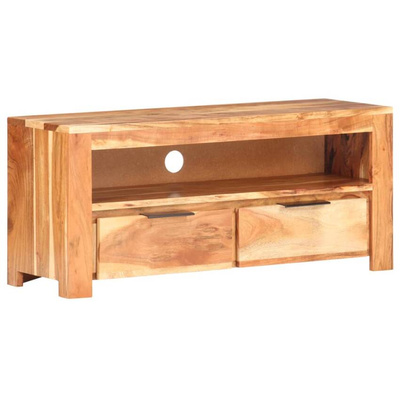 vidaXL Szafka pod TV, 90x30x40 cm, lite drewno akacjowe