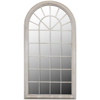vidaXL Rustykalne lustro, 60x116 cm, do użytku w domu i ogrodzie