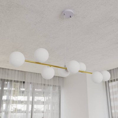 Lampa wisząca GRAVITY 8  WH GOLD