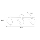 Lampa sufitowa K-JSL-1305/3W z serii HOPE KAJA