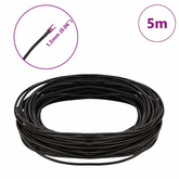 Sznur skórzany 1 Ciemny brąz Ø1,5 mm x 5 m Skóra