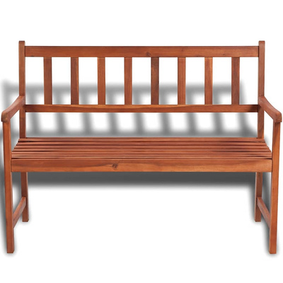 Ławka ogrodowa, 120 cm, lite drewno akacjowe