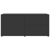 vidaXL Szafka pod TV, szara, 80x34x36 cm, materiał drewnopochodny