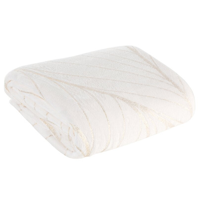 Koc Lotos biały 150x200