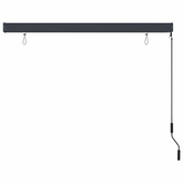 Roleta Biały i Pomarańczowy 180 x 250 cm Materiał i Aluminium