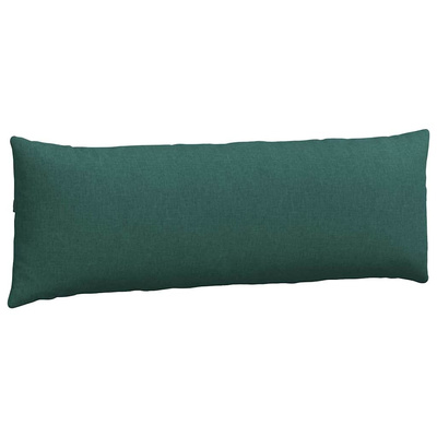 Poduszki na sofę 2 pcs Ciemna zieleń 120 x 40 cm tkanina