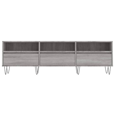 vidaXL Szafka pod TV, szary dąb sonoma, 150x30x44,5 cm w kolorze cm