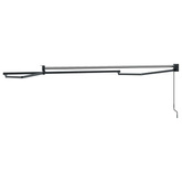Ręczna markiza chowana Antracyt 3 x 2 m Aluminium