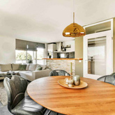 Lampa Wisząca Szklana E27 Złota Abruzzo Zonda