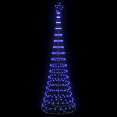 Choinka świąteczna LED z podstawą Niebieski 302,5 cm Metal