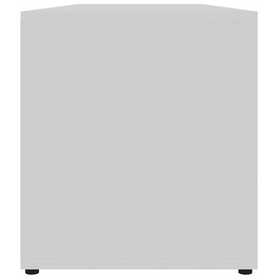 Szafka pod TV, biała, 120x34x37 cm, materiał drewnopochodny vidaXL