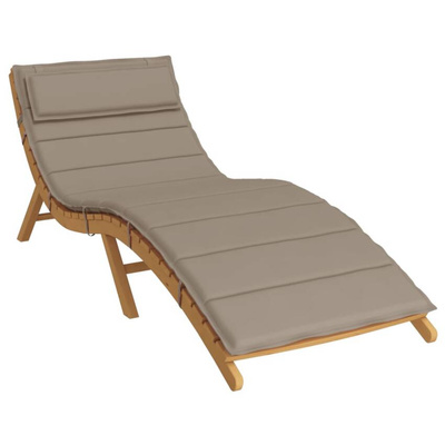 vidaXL Poduszka na leżak, kolor taupe, 180x60x3 cm, tkanina Oxford