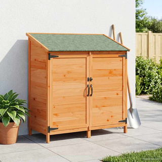 Shed ogrodowy brązowy 106,5 x 56 x 113,5 cm Drewno Świerkowe