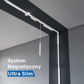 Szyna magnetyczna Ultra Slim LL-35B 100cm biały