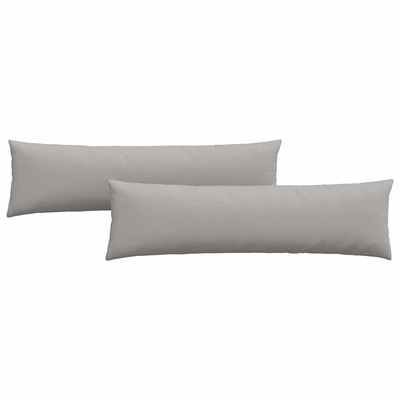 Poduszki na sofę 2 pcs Szary chmur 145 x 40 cm tkanina