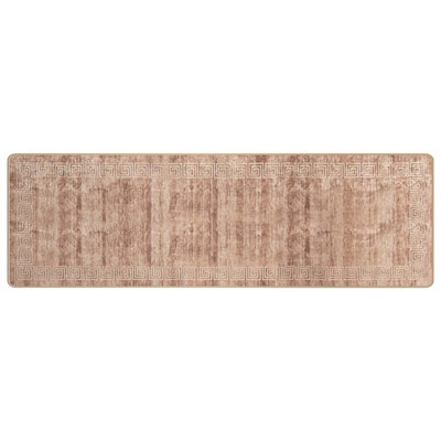 Chodnik dywanowy MARSA Biały 80 x 250 cm Poliester i PVC