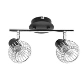 Lampa ścienna candellux oslo 92-61843 listwa e14 czarny/chrom