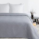 Narzuta Len srebrna 170x210