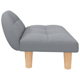 vidaXL Legowisko dla psa, jasnoszare, 70x52x30 cm, obite tkaniną