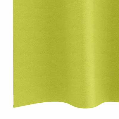 Firany blackout z kółkami 2 pcs Zielony 260 x 140 cm Poliester