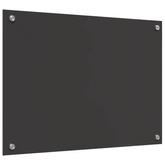 Panel kuchenny Ciemnoszary 70 x 50 cm szkło hartowane