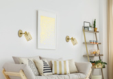 Lampa ścienna kinkiet 1X40W G9 mosiądz YORK 91-70098