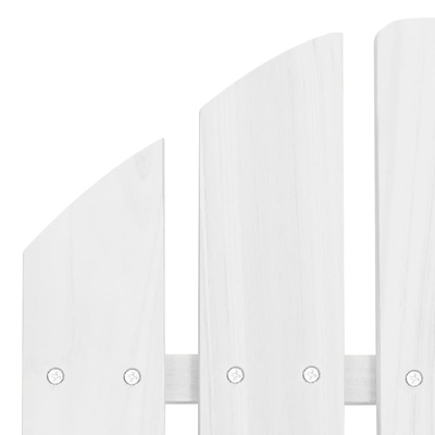 Krzesło ogrodowe, drewniane, białe