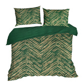 Pościel Box ciemnozielona 160x200