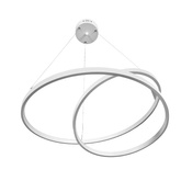 Lampa dekoracyjna wisząca led 60w biała DL-J06-1 + Pilot