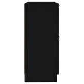 Szafka, czarna, 30x30x70 cm, materiał drewnopochodny