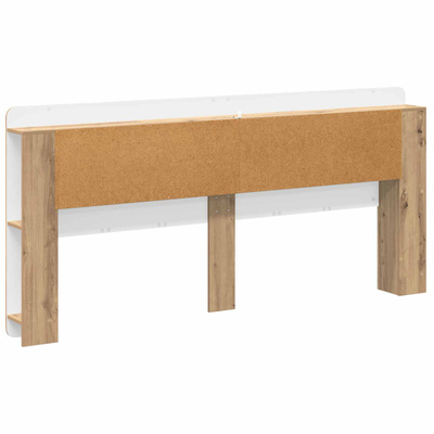 Szafka z zagłówkiem Dąb artisan 180 cm Drewno inżynieryjne