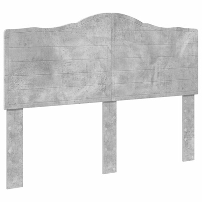 Ramka łóżka Betonowy szary 140 x 190 cm Drewno inżynieryjne