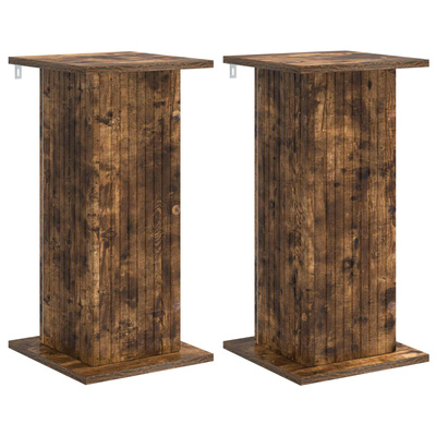 Stojak na rośliny 2 pcs Dąb wędzony 30,5 x 30 x 60,5 cm