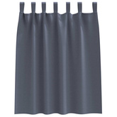 Firany blackout z kółkami 2 pcs Antracyt 140 x 140 cm Poliester