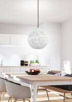Lampa sufitowa wisząca 1X60W E27 ażurowy biały BENE 31-70579