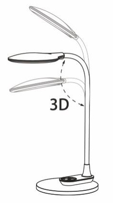 Lampka biurkowa K-BL1033 BIAŁY z serii DIDI