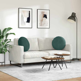 Poduszki na siedziska 2 pcs Ciemna zieleń ?50 x 19 cm Aksamit